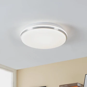 Eglo - LED Vannas istabas griestu lampa LED/15,6W/230V IP44 hroms