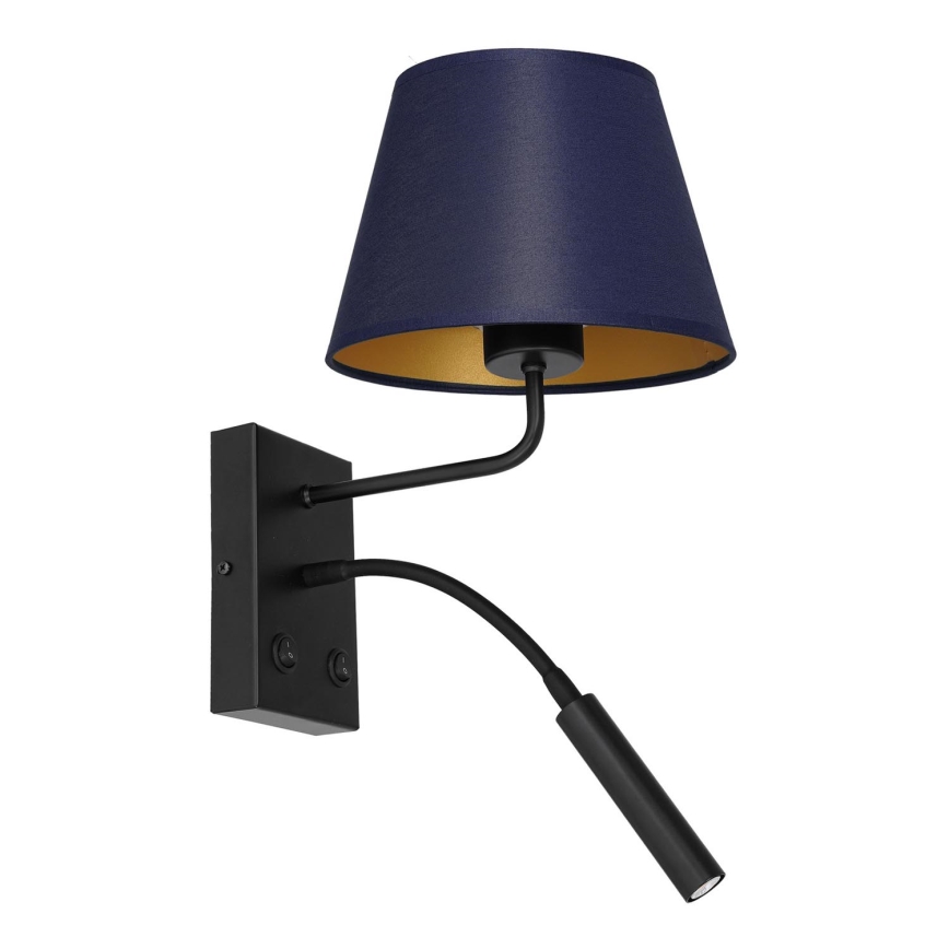 Elastīga lampa ARDEN 1xE27/60W+1xG9/8W/230V violeta/zelta