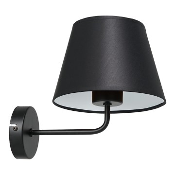 Elastīga lampa ARDEN 1xE27/60W/230V melna/balta