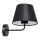 Elastīga lampa ARDEN 1xE27/60W/230V melna/balta