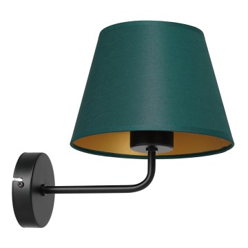 Elastīga lampa ARDEN 1xE27/60W/230V zaļa/zelta