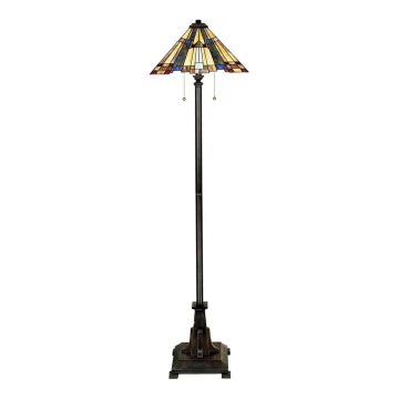 Elstead QZ-INGLENOOK-FL - Grīdas lampa INGLENOOK 2xE27/60W/230V