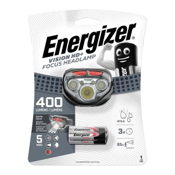 Energizer - LED Galvas lampa ar sarkanu gaismu LED/3xAAA IPX4