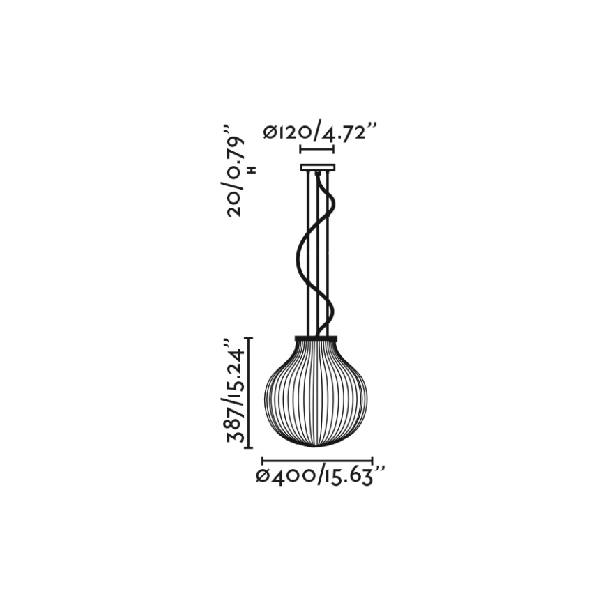 FARO 28301 - Lustra ar auklu ISABELLE 1xE27/15W/230V d. 40 cm balta