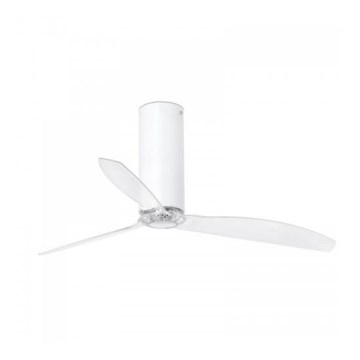 FARO 32034 - Griestu ventilators TUBE FAN balts/caurspīdīgs d. 128 cm