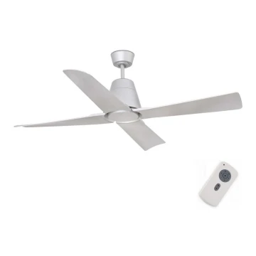 FARO 33489 - Griestu ventilators TYPHOON IP44 pelēka d. 130 cm + tālvadības pults