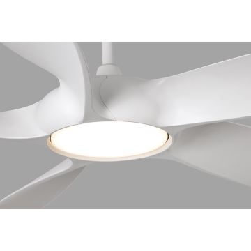 FARO 33548-LED Griestu ventilators COCOS LED/20W/230V d. 137 cm+tālvadības pults