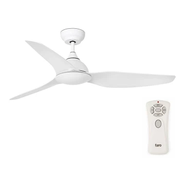 FARO 33770 - Griestu ventilators SIOUX ar tālvadības pulti IP44