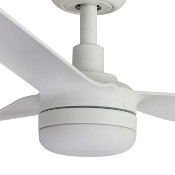 FARO 33814WP-20 - LED Aptumšojams griestu ventilators PUNT M LED/24W/230V 3000K/4200K/6500K balta d. 130 cm SMART + tālvadības pults