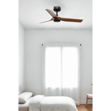 FARO 33823WP - Griestu ventilators MINI PUNT S brūna/melna d. 90 cm SMART + tālvadības pults