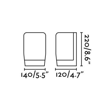 FARO 70829 - LED Āra sienas gaismeklis POL LED/8W/230V IP54