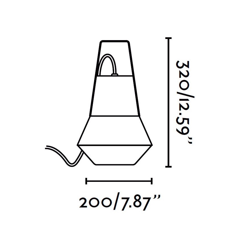 FARO 71562 - Āra piekaramais gaismeklis CAT 1xE27/20W/230V IP54