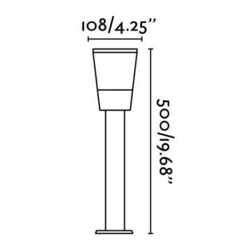 FARO 72351 - Āra lampa ROY 1xE27/30W/230V IP44