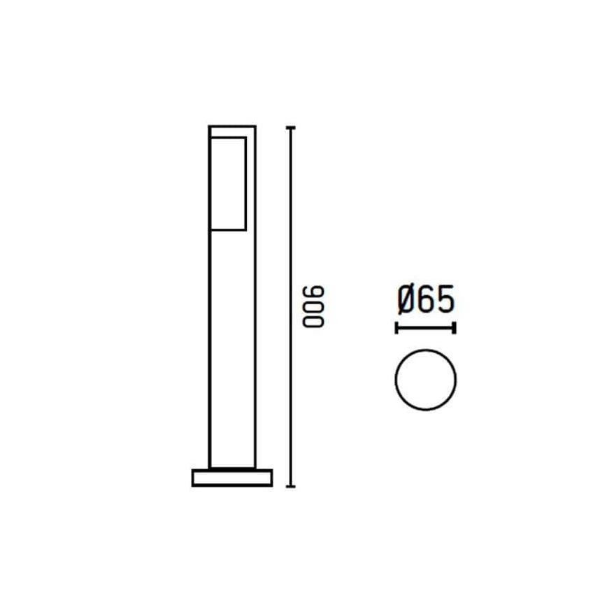 FARO 75523 - LED Āra lampa BERET-1 LED/8W/230V IP54