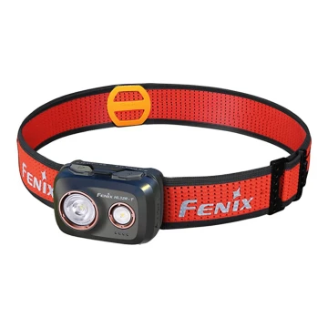 Fenix HL32RTBLCK - LED Uzlādējama galvas lampa LED/USB IP66 800 lm 300 h melna/oranža