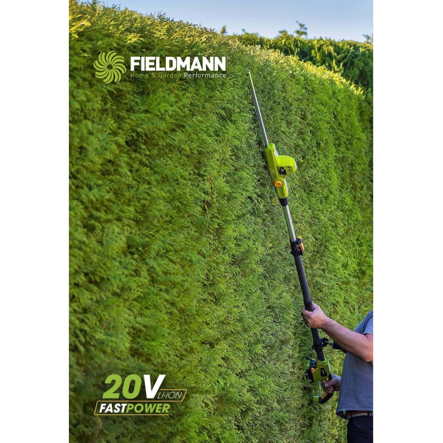 Fieldmann - Bezvada teleskopiskās dzīvžoga šķēres 20V