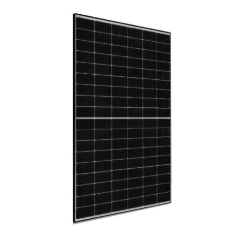 Fotoelektriskais saules enerģijas panelis JA SOLAR 405Wp melns ietvars IP68 Half Cut