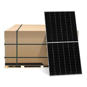 Fotoelektriskais saules enerģijas panelis JINKO 580Wp IP68 Half Cut divpusējs - palete 36 gab.