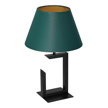 Galda lampa 1xE27/60W/230V 45 cm zaļa/zelta