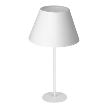 Galda lampa ARDEN 1xE27/60W/230V d. 30 cm balta