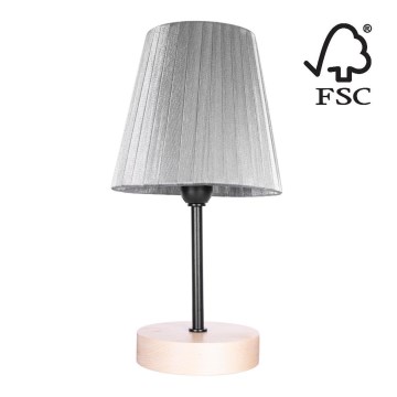 Galda lampa MILA 1xE14/25W/230V bērzs – FSC sertificēts