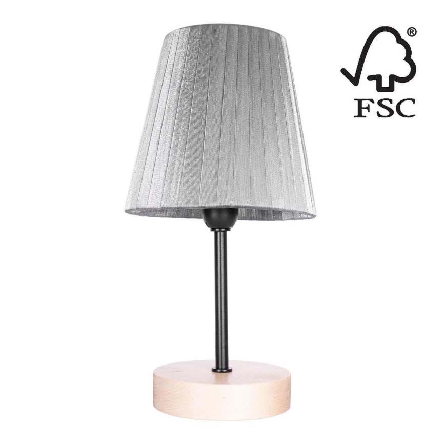 Galda lampa MILA 1xE14/25W/230V bērzs – FSC sertificēts