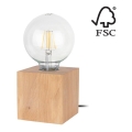 Galda lampa TRONGO SQUARE 1xE27/25W/230V ozols - FSC sertifikāts