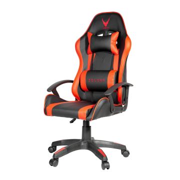 Gaming krēsls VARR Zolder melna/sarkana