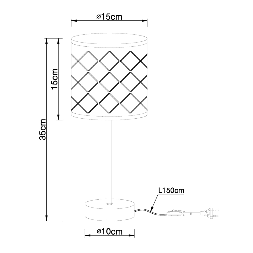 Globo - Galda lampa 1xE14/40W/230V