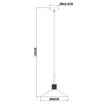 Globo - Lustra ar auklu 1xE27/60W/230V