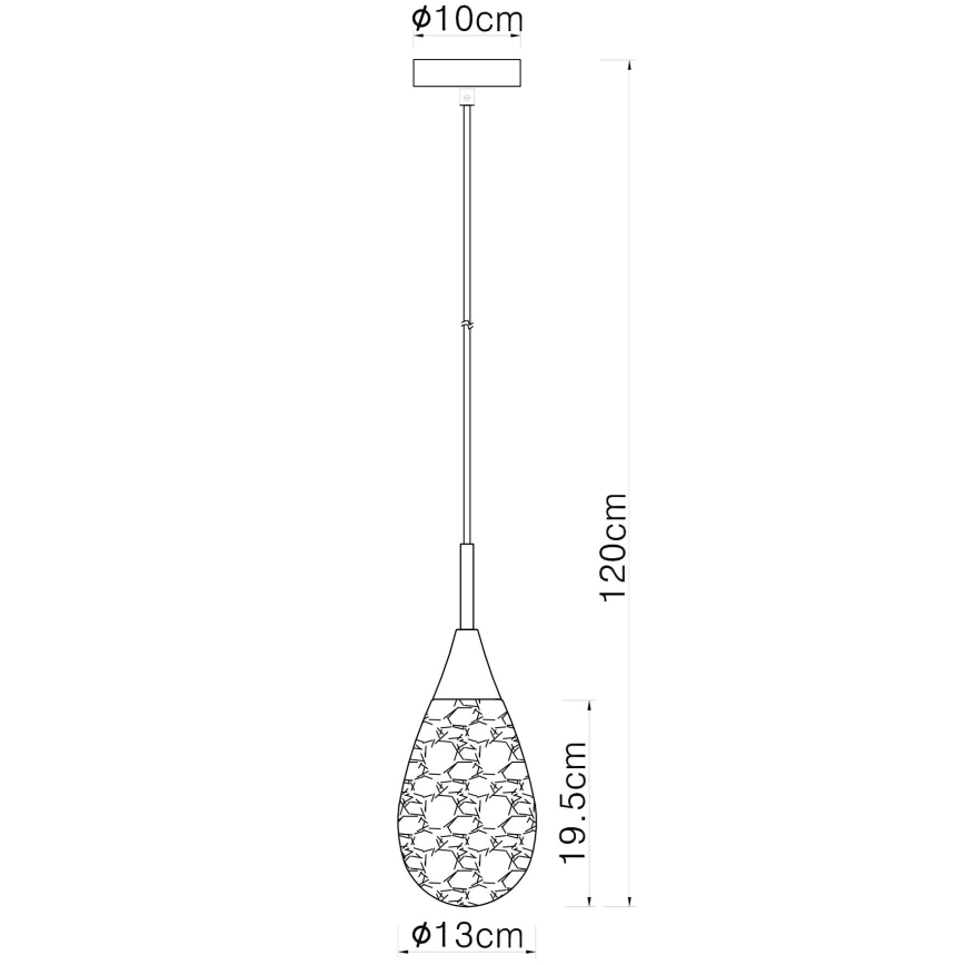 Globo - Lustra ar auklu 1xE14/9W/230V