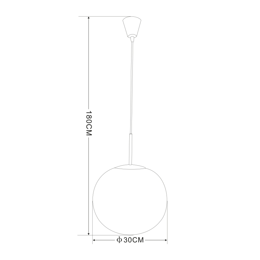 Globo - Lustra ar auklu 1xE27/60W/230V diametrs 30 cm