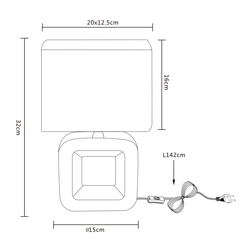 Globo - Galda lampa 1xE14/40W/230V