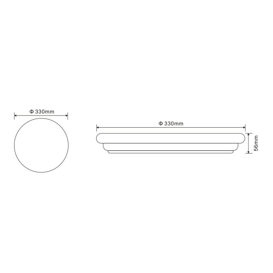 Globo - Āra LED griestu gaismeklis 1xLED/24W/230V IP54