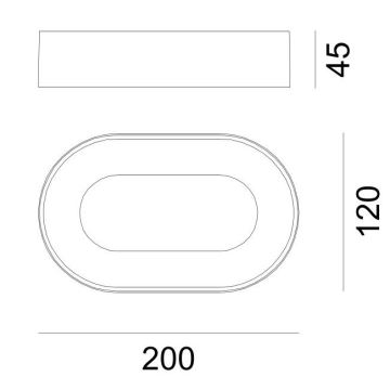 Globo - LED Āra sienas gaismeklis LED/12W/230V IP65