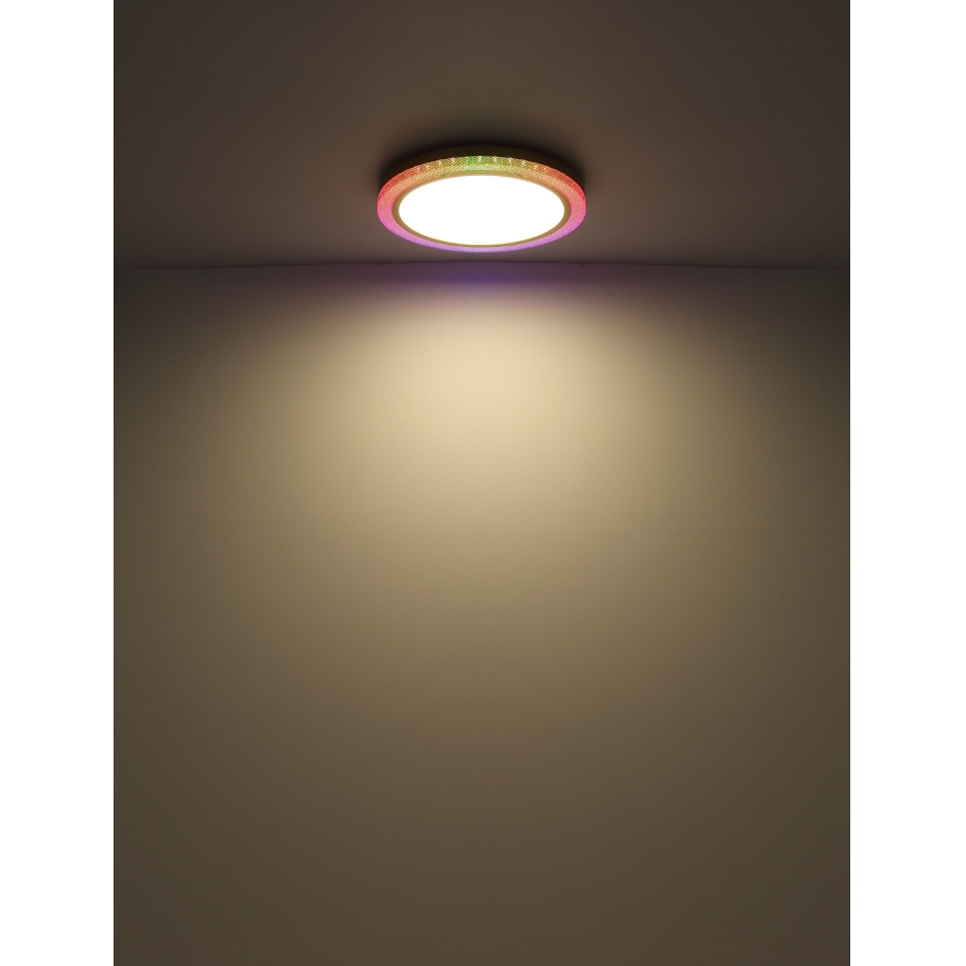 Globo - RGBW Aptumšojama griestu lampa LED/20W/230V 2700-6500K + tālvadības pults