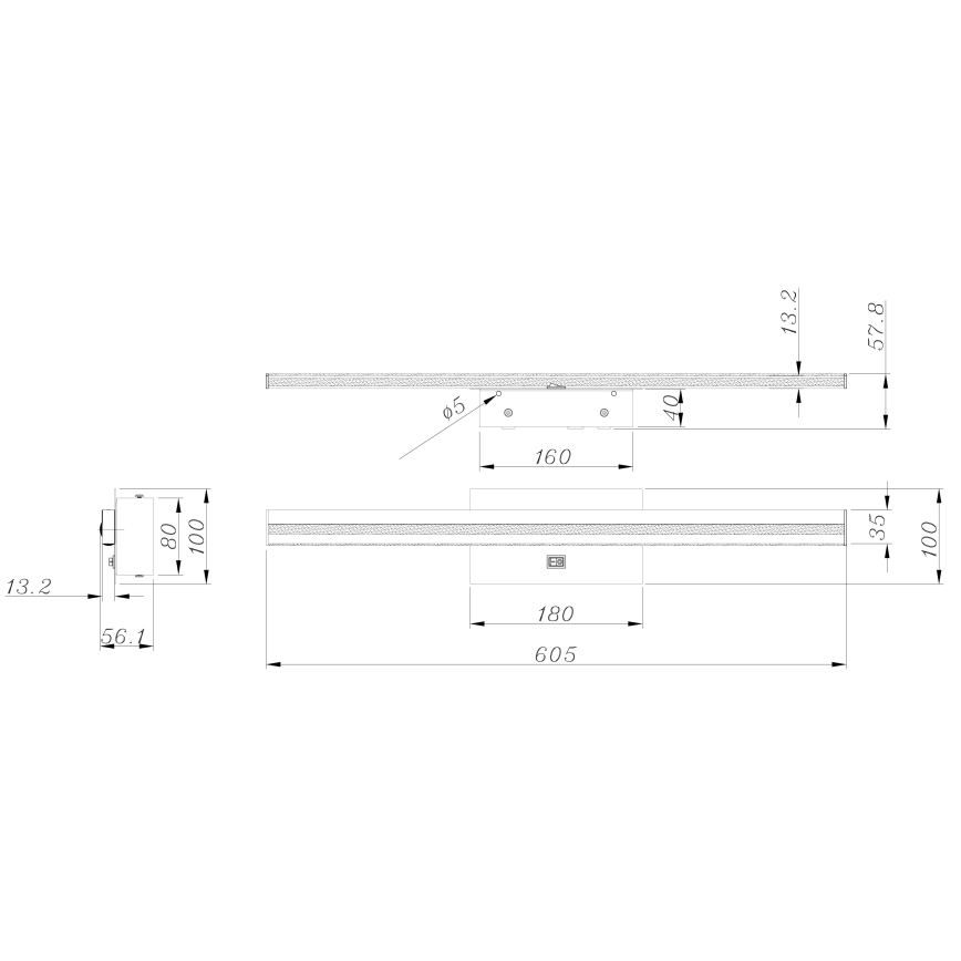 Globo - LED Vannas istabas sienas gaismeklis LED/18W/230V IP44