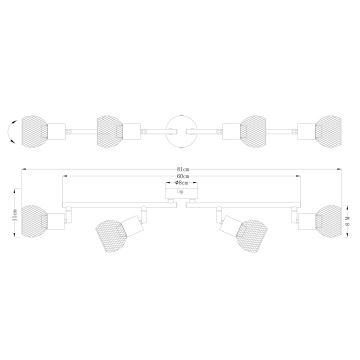 Globo - Lampa 4xE14/40W/230V