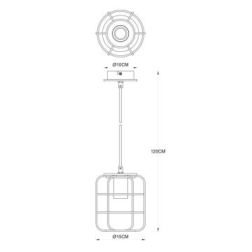 Globo - Lustra ar auklu 1xE27/40W/230V