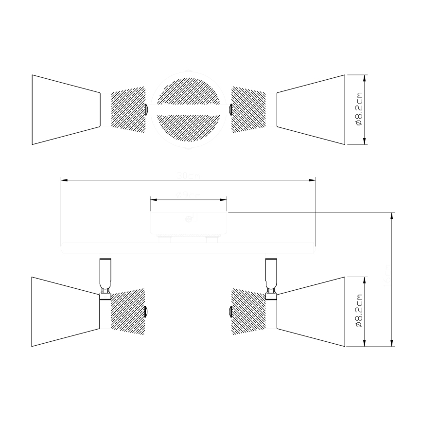 Globo - Starmetis 2xE14/25W/230V