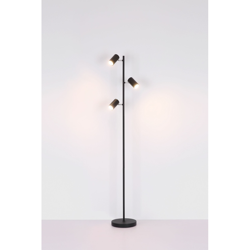 Globo - Grīdas stāvlampa 3xGU10/5W/230V melna