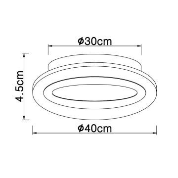 Globo - LED Griestu lampa LED/15W/230V