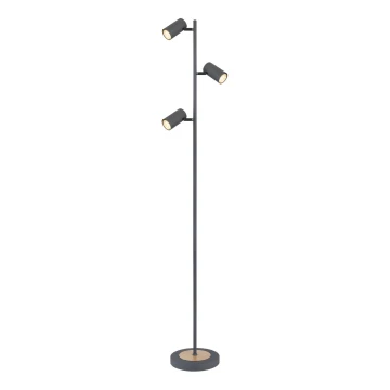 Globo - Grīdas stāvlampa 3xGU10/5W/230V pelēka