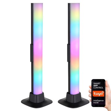 Globo RGB- KOMPLEKTS 2x LED RGB Aptumšojama galda lampa 2in1 LED/2W/5V USB Wi-Fi Tuya