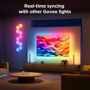 Govee - Backlight 3S Netflix TV 55-65" SMART LED aizmugurējais apgaismojums RGBICW Wi-Fi + tālvadības pults