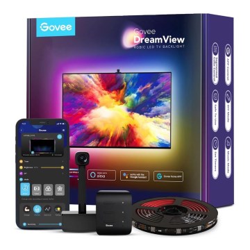 Govee - DreamView TV 75-85" SMART LED aizmugurējais apgaismojums RGBIC Wi-Fi + tālvadības pults