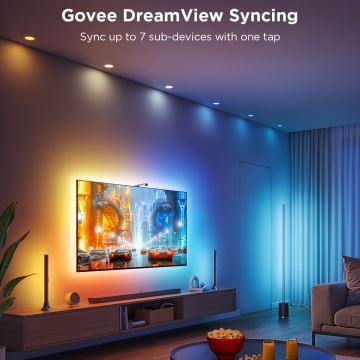 Govee - KOMPLEKTS 2x Backlight TV 55-65" SMART LED aizmugurējais apgaismojums RGBICW Wi-Fi