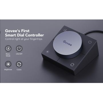 Govee - KOMPLEKTS 2x Smart Gaming Wi-Fi LED RGBIC Panels + Smart Dual + tālvadības pults