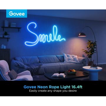 Govee - Neon 2 MATTER salokāma LED josla 5m RGBIC Wi-Fi IP67