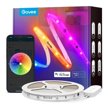 Govee - Wi-Fi RGBIC Smart PRO LED josla 10m - īpaši izturīga